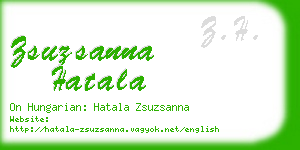 zsuzsanna hatala business card
